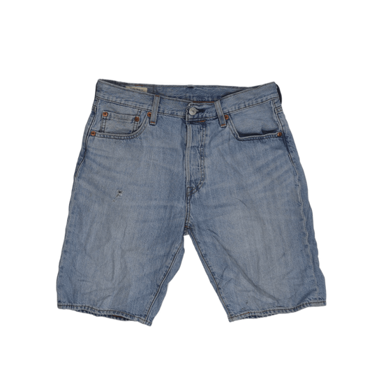 Levi's 501 Original Fit Denim Shorts Light Blue W30 100 Cotton Vintage