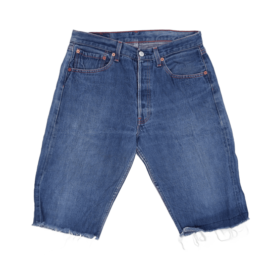 Levi's 501 Vintage Cut-Off Shorts Blue 33x36 Cotton