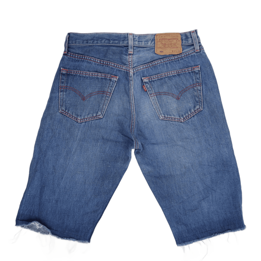 Levi's 501 Vintage Cut-Off Shorts Blue 33x36 Cotton