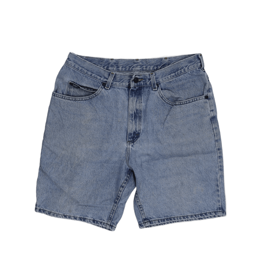 Lee Vintage Light Blue Denim Shorts 36W Casual Cotton 9 Inch Inseam