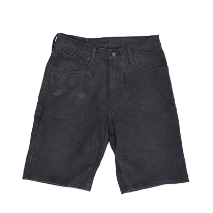 Levi's 569 Black Denim Shorts W29 Cotton Relaxed Fit