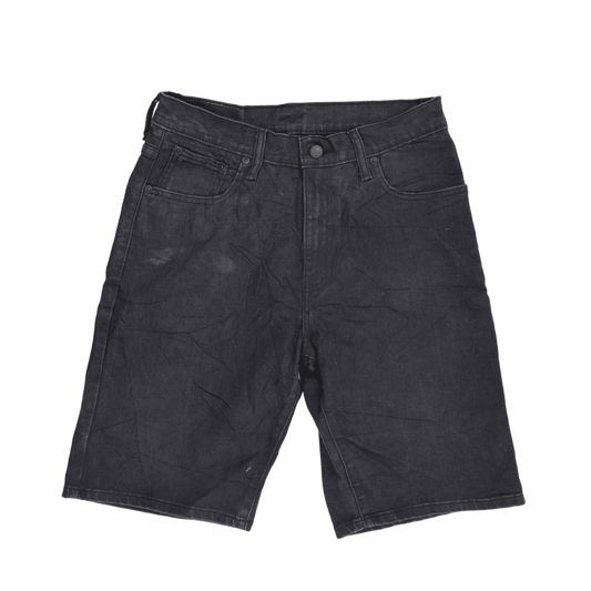 Levi's 569 Black Denim Shorts W29 Cotton Relaxed Fit