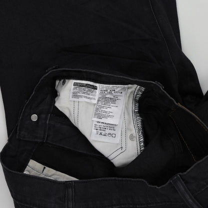 Levi's 569 Black Denim Shorts W29 Cotton Relaxed Fit