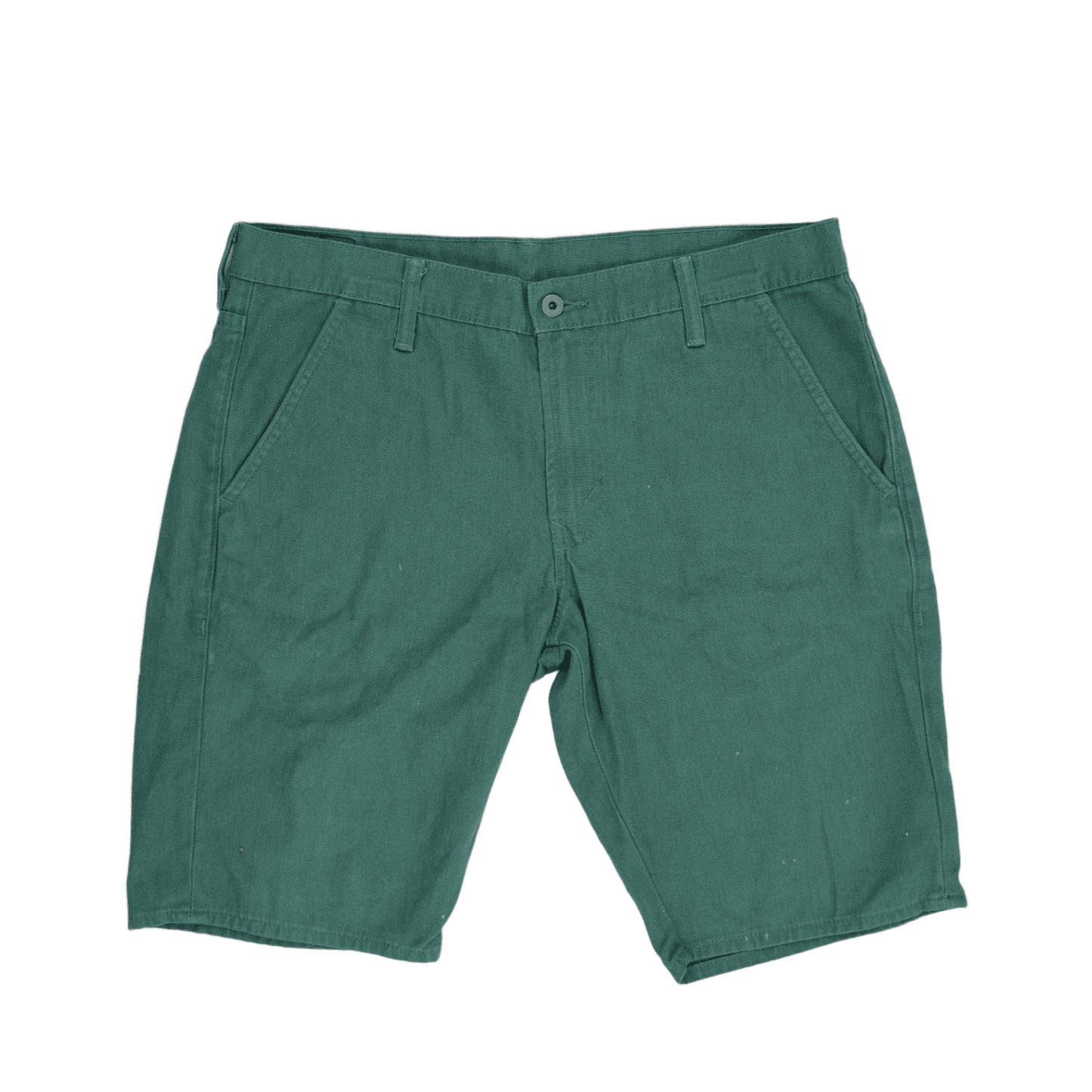 Levi's 511 Green Skinny Fit Shorts 36in Waist 25cm Inseam 64 Cotton 35 Polyester 1 Elastane