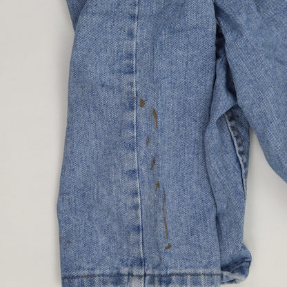 Wrangler Vintage Blue Denim Shorts 36 Inch Waist 11 Inch Inseam Cotton Relaxed Fit