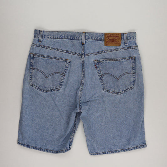 Levi's 505 Regular Fit Denim Shorts Blue W40 Cotton Vintage