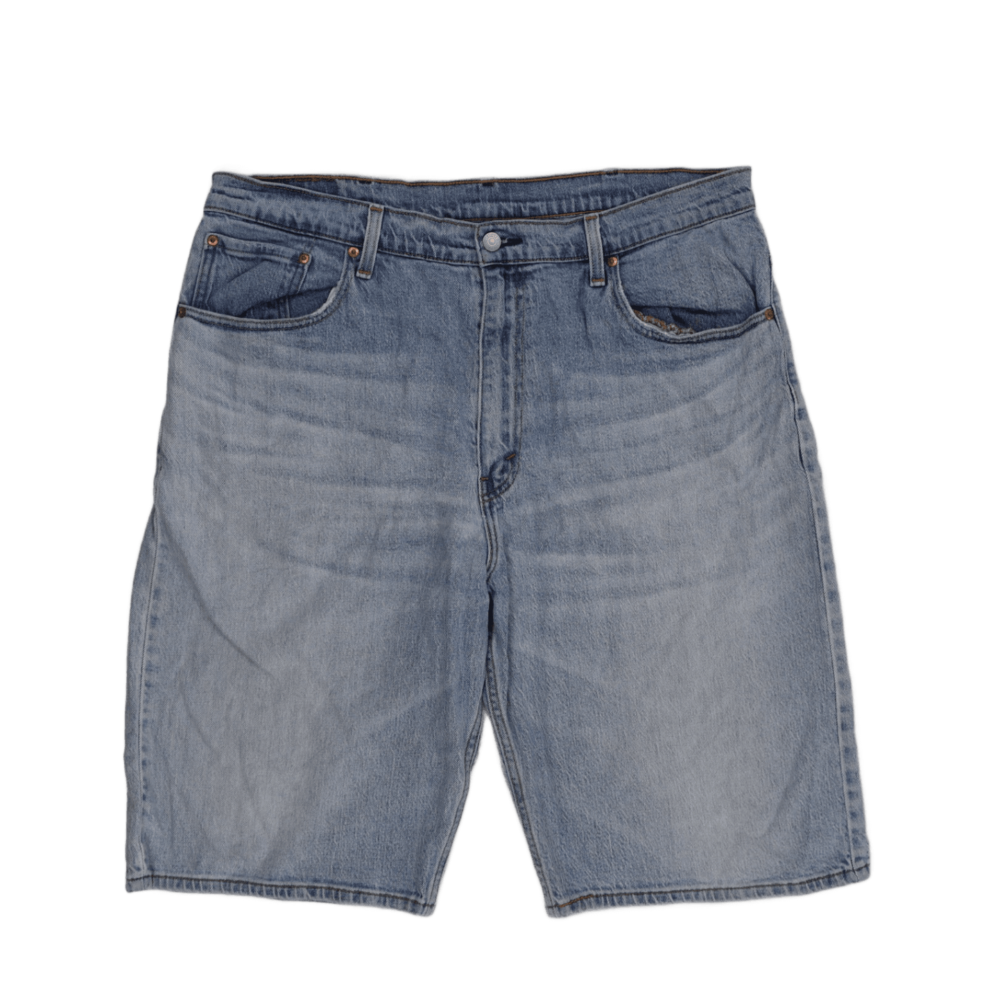 Levi's 569 Loose Fit Light Blue Denim Shorts W38 100% Cotton