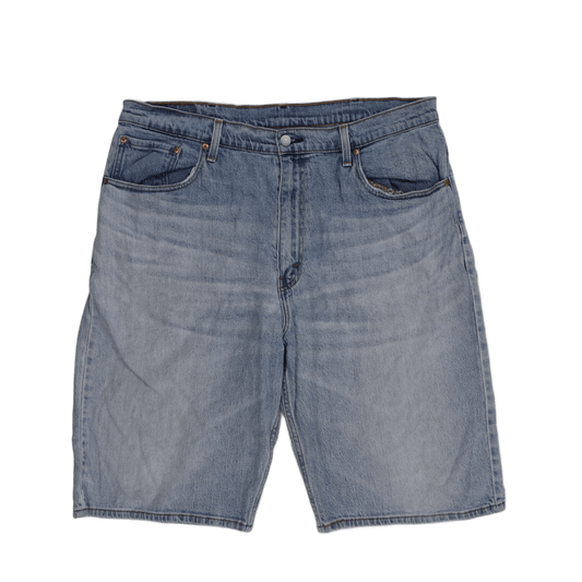 Levi's 569 Loose Fit Light Blue Denim Shorts W38 100% Cotton