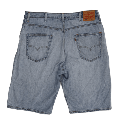 Levi's 569 Loose Fit Light Blue Denim Shorts W38 100% Cotton