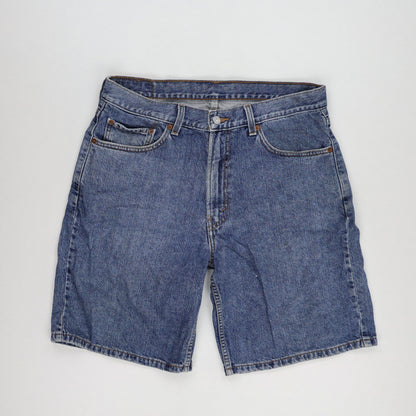 Levi's 550 Relaxed Fit Blue Denim Shorts W34 Cotton Vintage