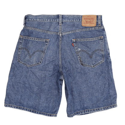 Levi's 550 Relaxed Fit Blue Denim Shorts W34 Cotton Vintage