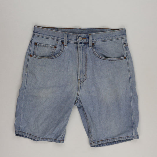 Levi's 505 Regular Fit Light Blue Denim Shorts W32 100 Cotton Vintage