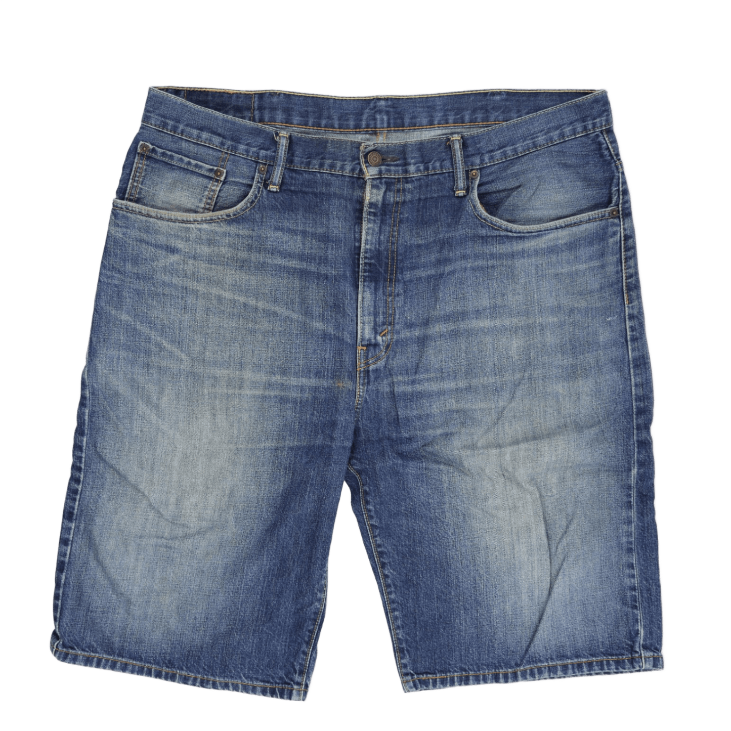Levi's 569 Loose Fit Blue Denim Shorts W38 Cotton Vintage