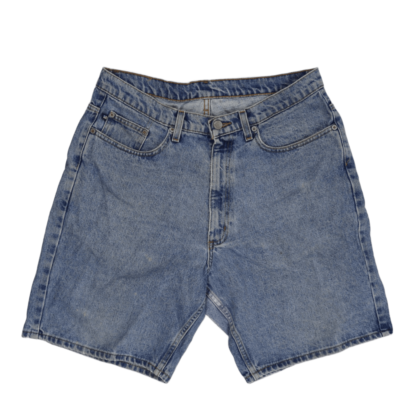Ralph Lauren Polo Jeans Co Vintage Blue Denim Shorts 36W 100 Cotton Casual
