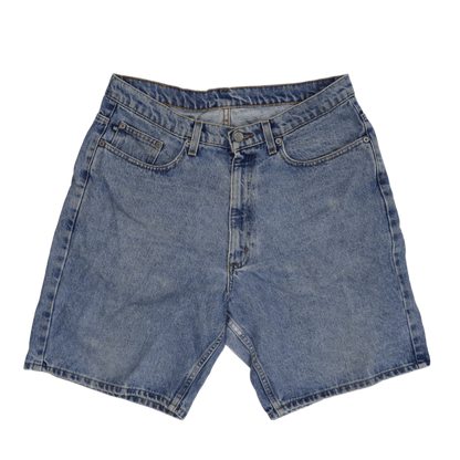 Ralph Lauren Polo Jeans Co Vintage Blue Denim Shorts 36W 100 Cotton Casual