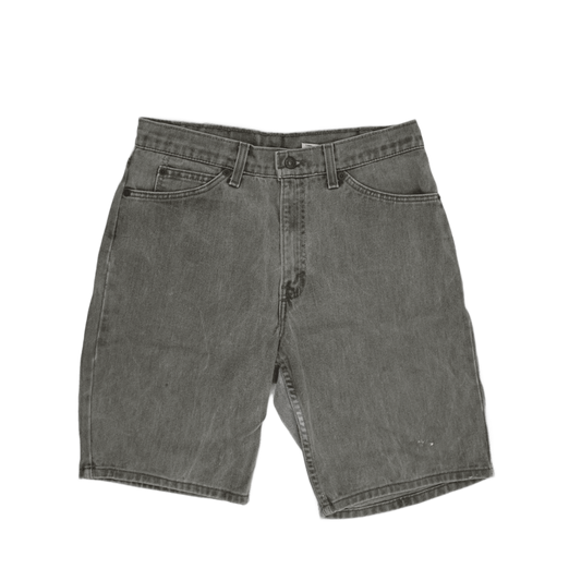 Levi's 550 Grey Denim Shorts for Men W31 Casual Cotton Relaxed Fit Vintage