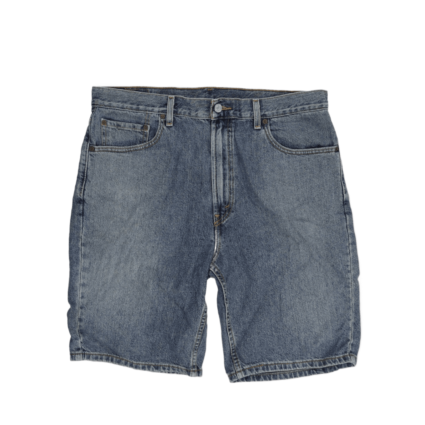 Levi's 505 Regular Fit Vintage Denim Shorts Blue W36 100% Cotton