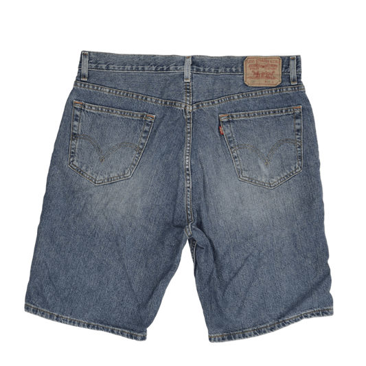 Levi's 505 Regular Fit Vintage Denim Shorts Blue W36 100% Cotton