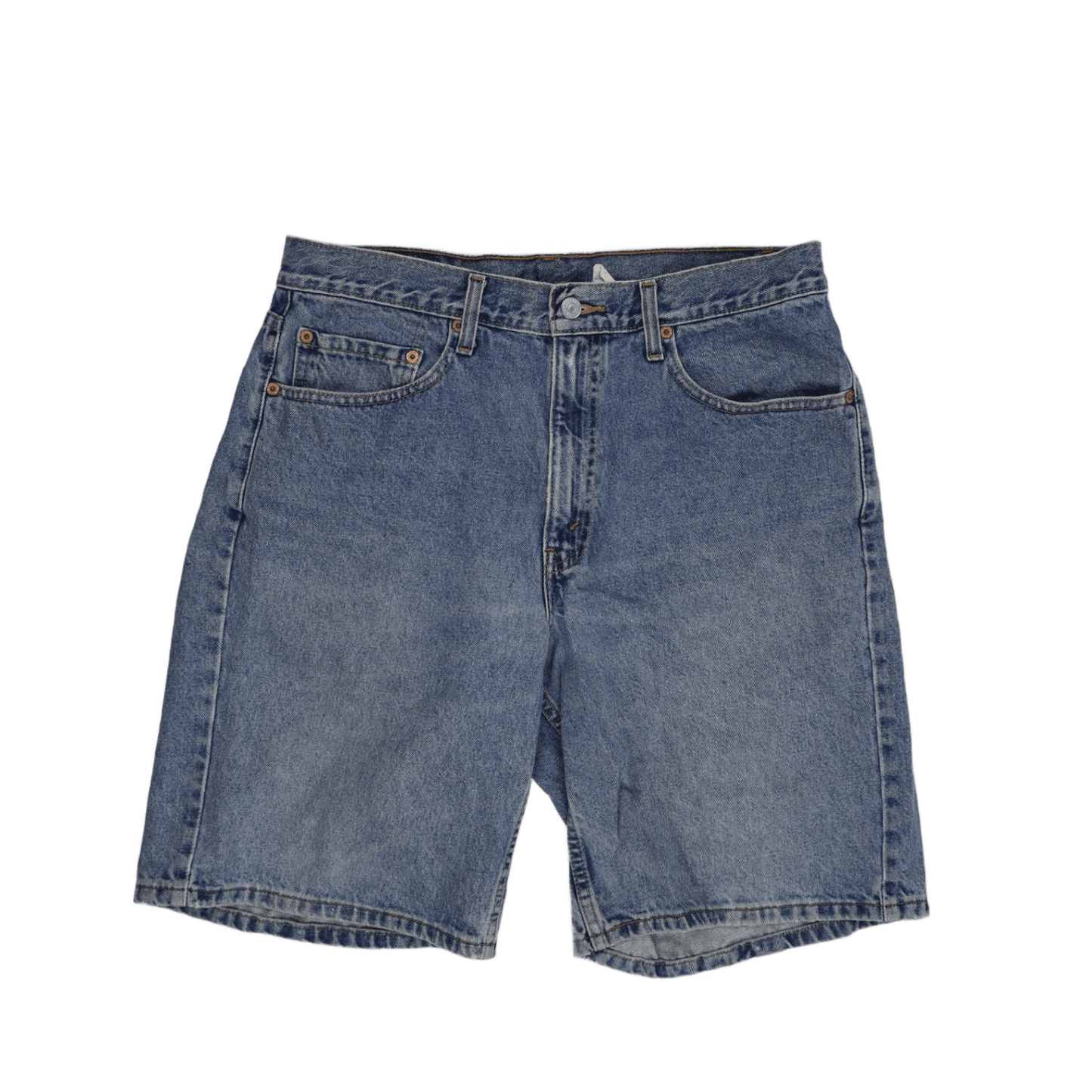 Levi's 550 Relaxed Fit Denim Shorts Blue W34 Cotton Vintage