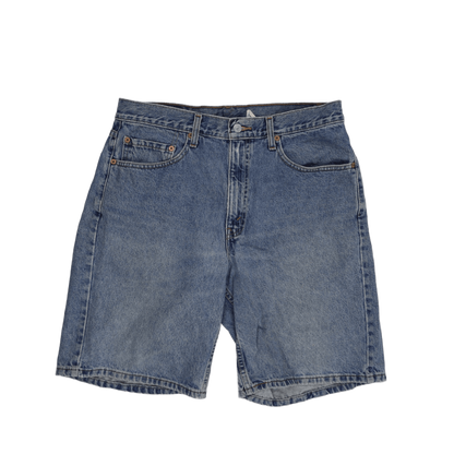 Levi's 550 Relaxed Fit Denim Shorts Blue W34 Cotton Vintage