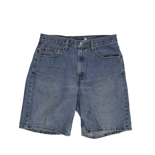 Levi's 550 Relaxed Fit Denim Shorts Blue W34 Cotton Vintage
