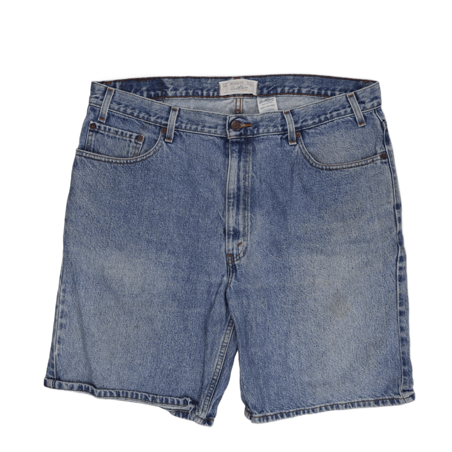 Levi's Strauss Vintage Blue Denim Shorts W40 100 Cotton Men's
