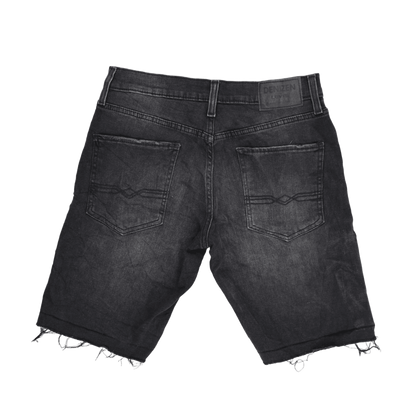 Denizen Levi's Men's Black Denim Shorts 34W 27cm Inseam 99 Cotton 1 Elastane
