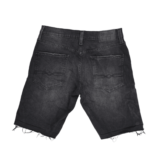 Denizen Levi's Men's Black Denim Shorts 34W 27cm Inseam 99 Cotton 1 Elastane