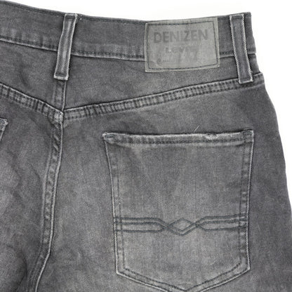Denizen Levi's Men's Black Denim Shorts 34W 27cm Inseam 99 Cotton 1 Elastane