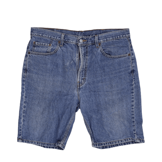 Levi's 505 Regular Fit Blue Denim Shorts W38 Cotton Vintage