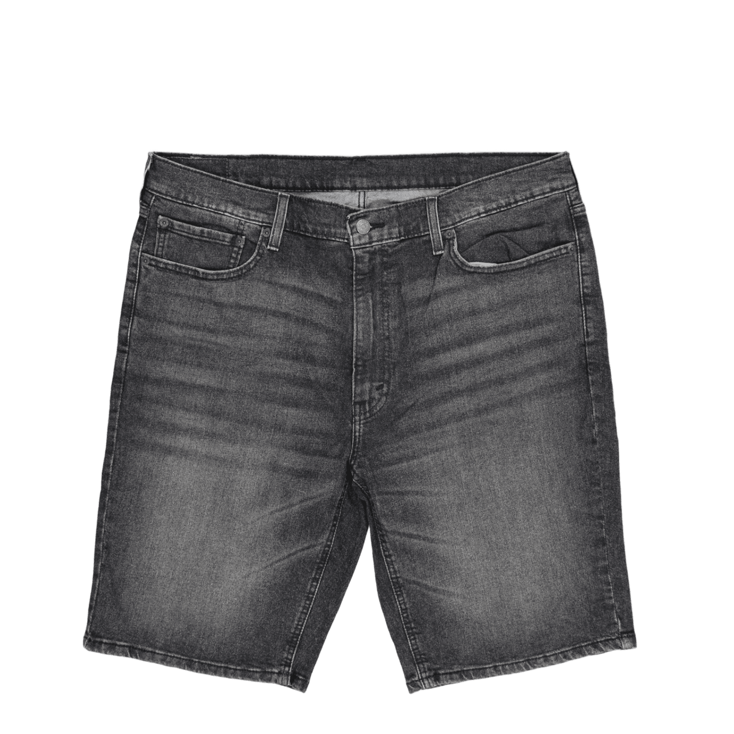 Levi's 541 Athletic Fit Black Denim Shorts W38 Cotton Blend