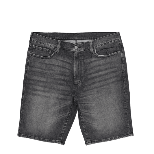 Levi's 541 Athletic Fit Black Denim Shorts W38 Cotton Blend
