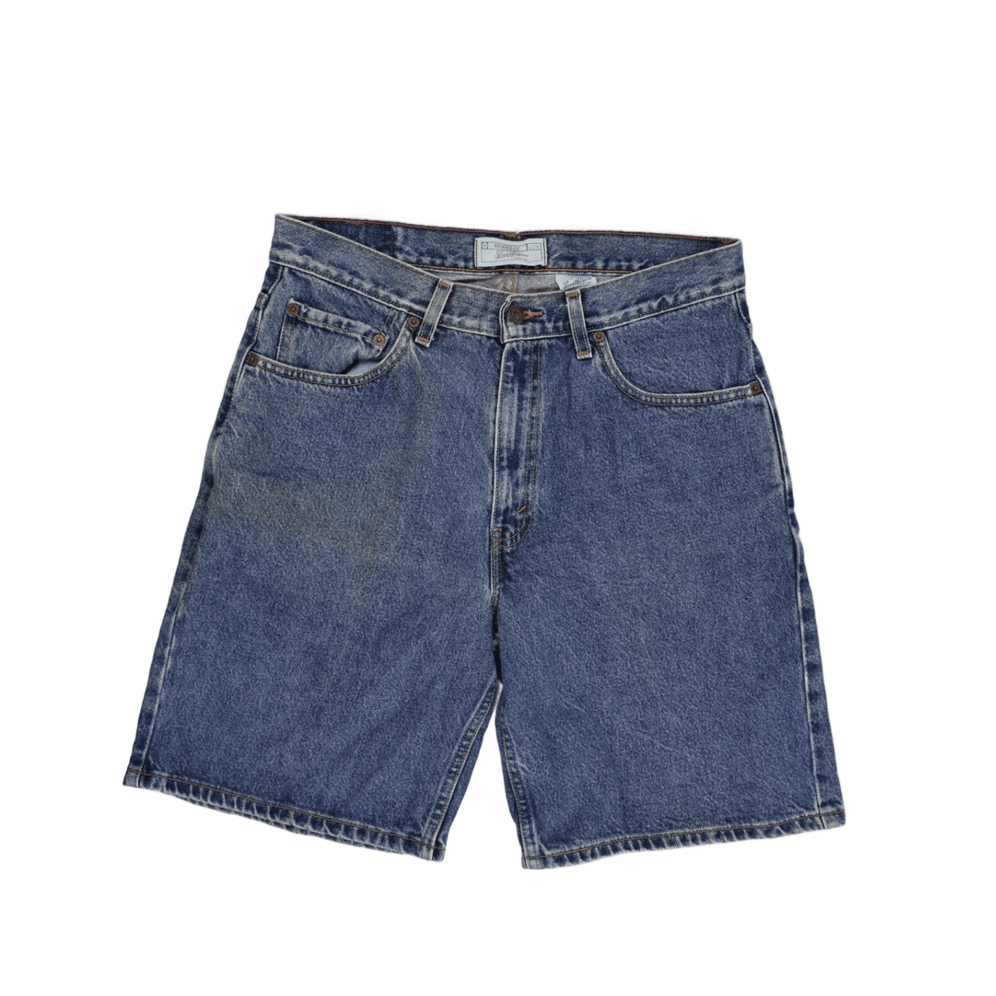 Levi's Signature Relaxed Fit Denim Shorts Classic Blue W33 100% Cotton