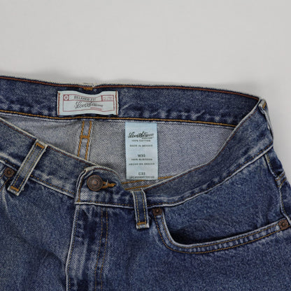 Levi's Signature Relaxed Fit Denim Shorts Classic Blue W33 100% Cotton