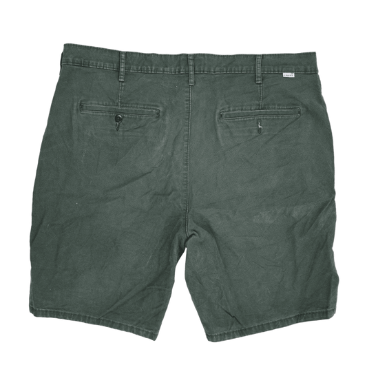 Levi's Chino Shorts Dark Green 34 Inseam 100 Percent Cotton Men's Casual Wear