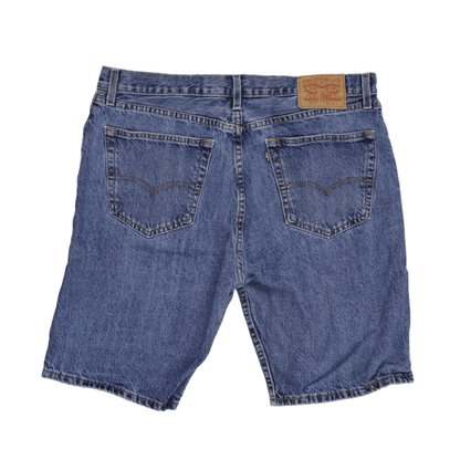 Levi's 505 Vintage Blue Denim Shorts W36 Casual Cotton