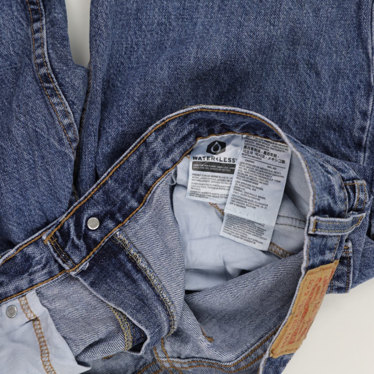 Levi's 505 Vintage Blue Denim Shorts W36 Casual Cotton