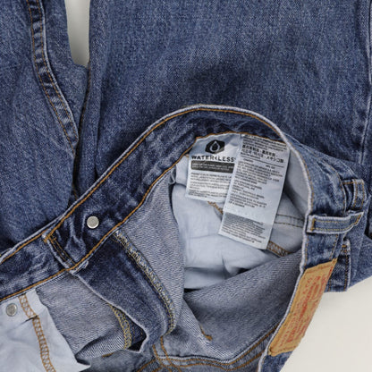Levi's 505 Vintage Blue Denim Shorts W36 Casual Cotton