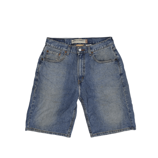 Levi's 569 Loose Straight Fit Denim Shorts Blue W30 100 Percent Cotton Vintage