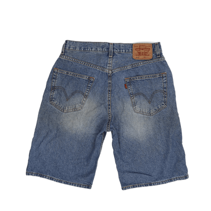 Levi's 569 Loose Straight Fit Denim Shorts Blue W30 100 Percent Cotton Vintage