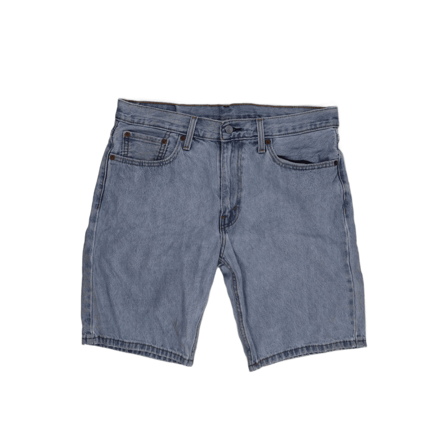 Levi's 405 Men's Light Blue Denim Shorts Regular Fit W33 Cotton Vintage