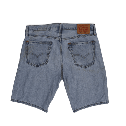 Levi's 405 Men's Light Blue Denim Shorts Regular Fit W33 Cotton Vintage