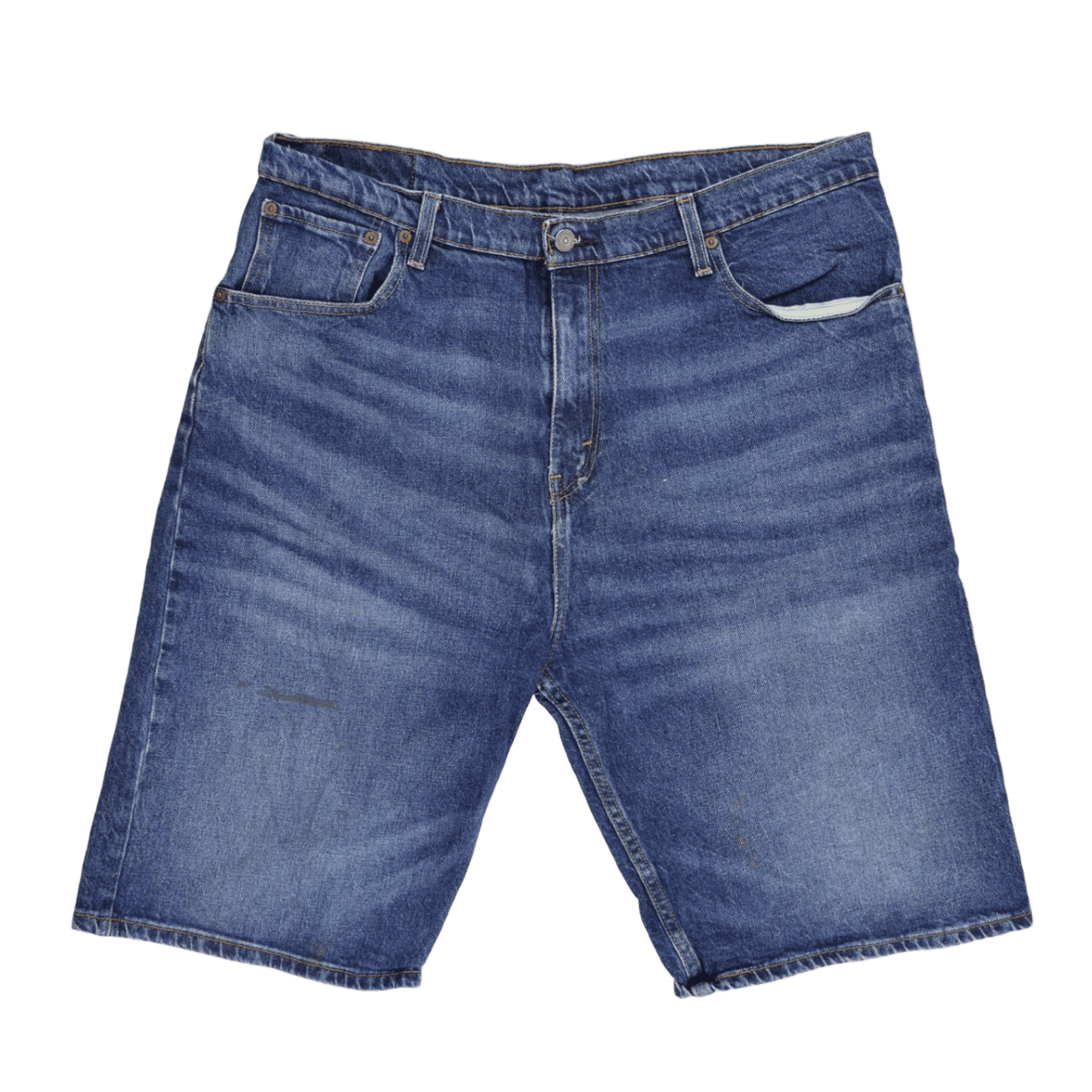 Levi's 569 Loose Fit Denim Shorts Blue W36 Cotton Vintage