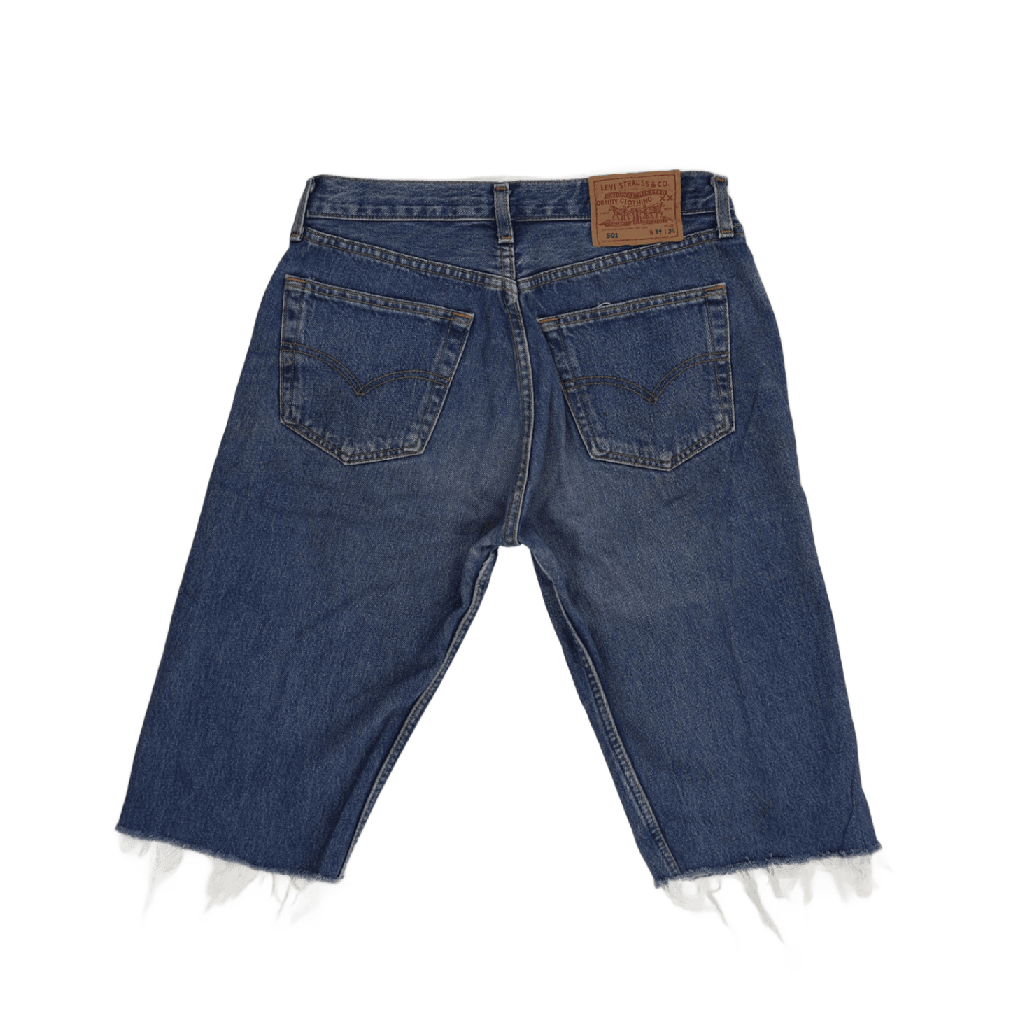 Levi's 501 Vintage Cut-Off Denim Shorts Blue W31 L34 100% Cotton