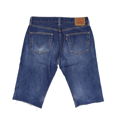 Levi's 501 Vintage Blue Denim Cut-Off Shorts 33W x 32L 100% Cotton
