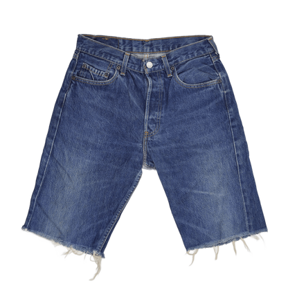 Levi's 501 Vintage Denim Cut Off Shorts Blue W30 L34 Cotton