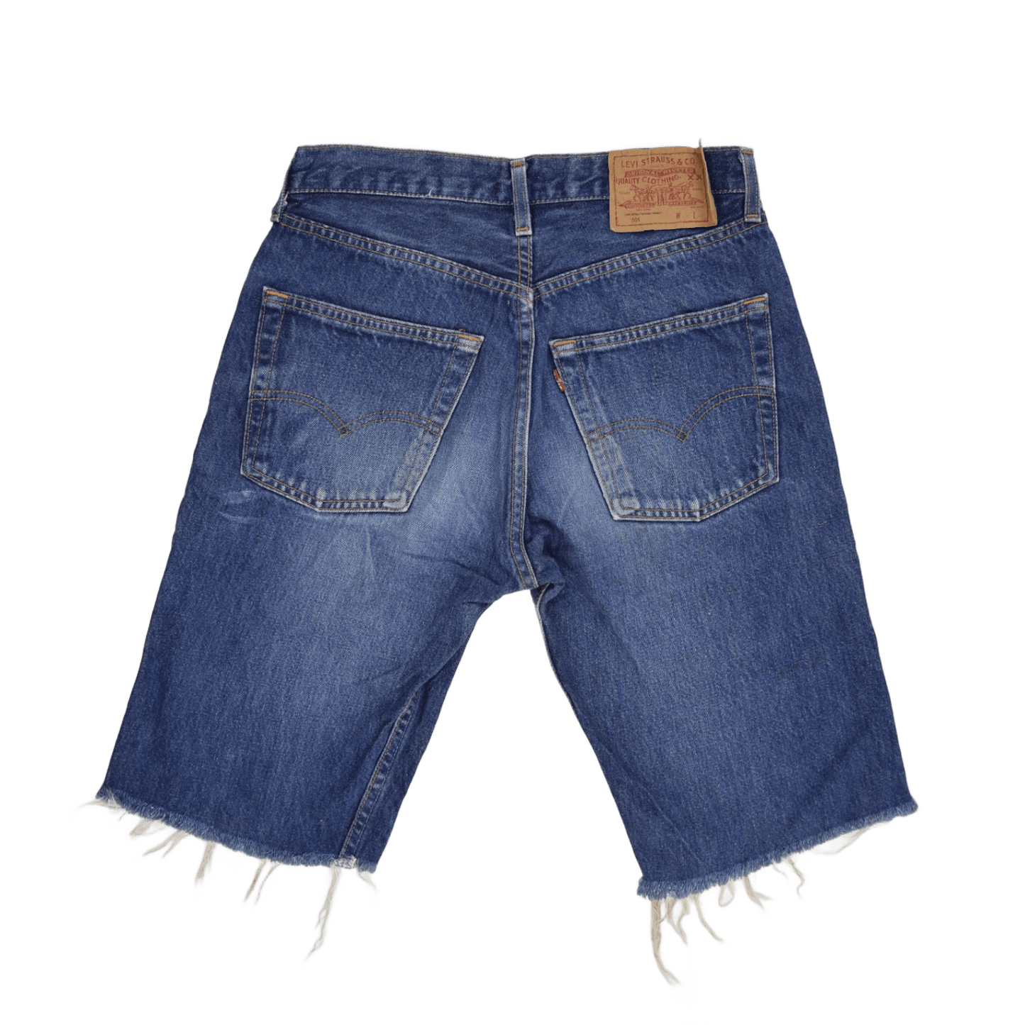 Levi's 501 Vintage Denim Cut Off Shorts Blue W30 L34 Cotton