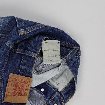 Levi's 501 Vintage Denim Cut Off Shorts Blue W30 L34 Cotton