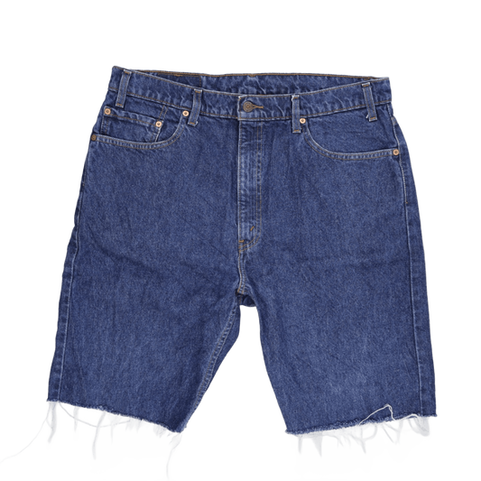Levi's 505 Regular Fit Denim Shorts Blue W38 L30 Cotton Vintage