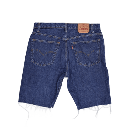 Levi's 505 Regular Fit Denim Shorts Blue W38 L30 Cotton Vintage